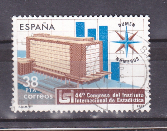 ESPAGNE  1983  Y&T n°  2337  44 ème congrès de l'Institut Internatinal de Statistique