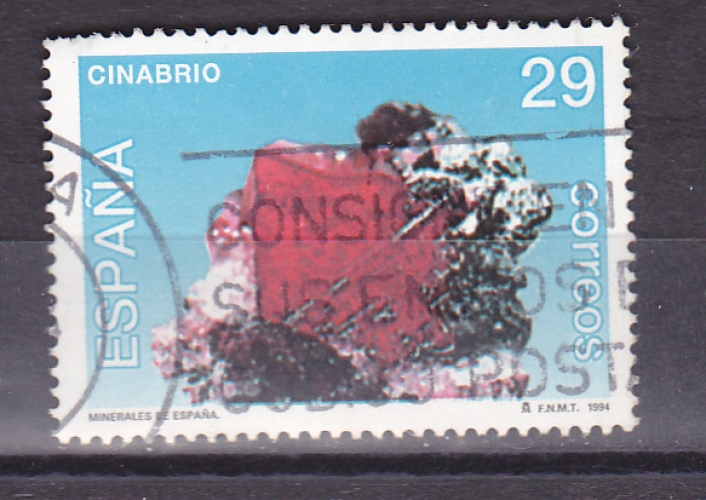 ESPAGNE  1994  Y&T n°  2876  Minerais d'Espagne
