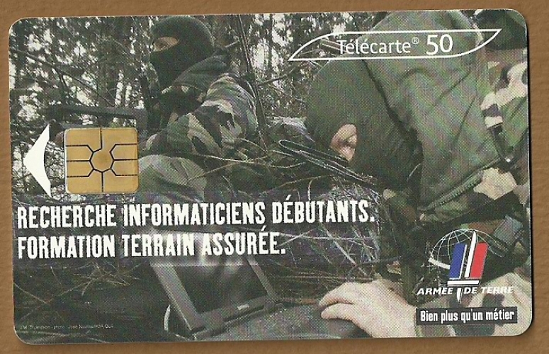 Télécarte - Phone card - F 1270 A - 04/03 - Gem 2 - 50 u - Armée de terre 1.