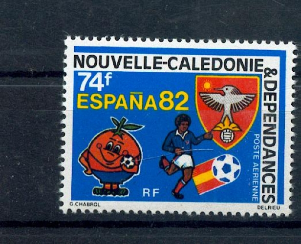 Nouvelle Calédonie PA 225 1982 sports football neuf ** TB MNH faciale 0.62