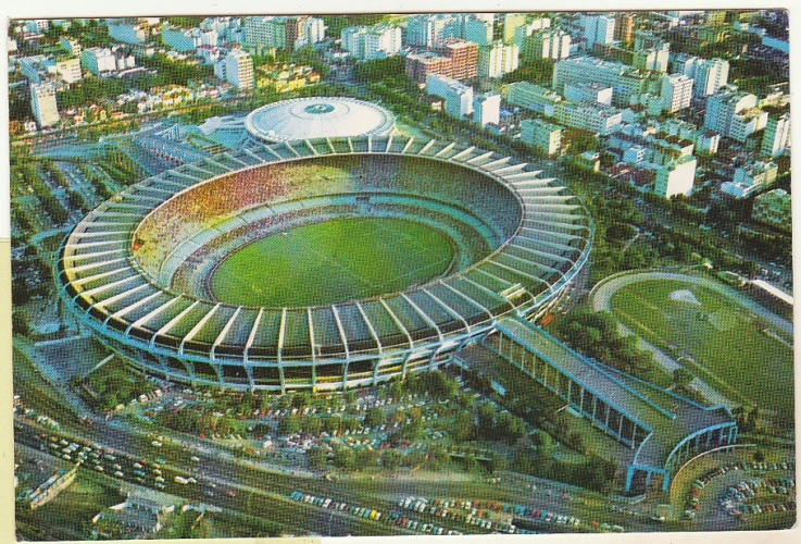 cpm Rio de Janeiro  Le Stade vue aérienne 1973