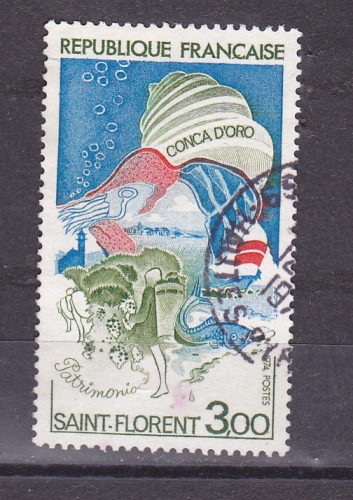 FRANCE 1974  Y& T  n° 1794  série touristique - Golfe de St Florent