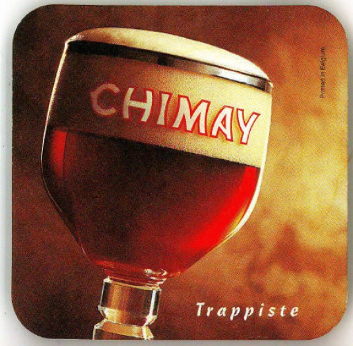 SB Sous Bock Sous-verre Beer Mat Bière CHIMAY Trappiste BELGIQUE