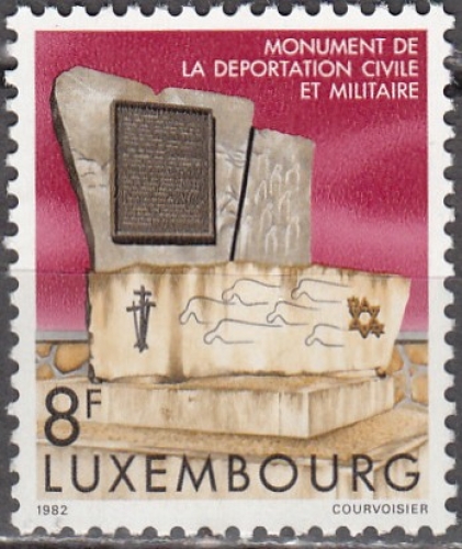 Luxembourg 1982 Michel 1062 Neuf ** Cote (2008) 0.50 Euro Monument de la déportation
