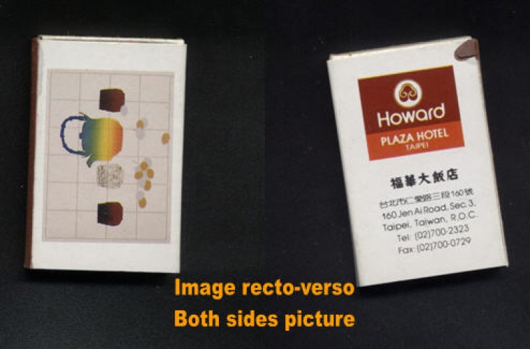 Boîte allumettes HOWARD PLAZA HOTEL TAIPEI TAIWAN