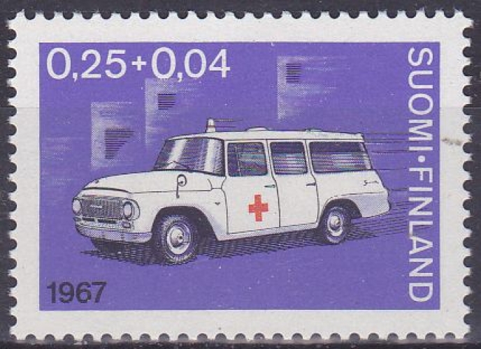 FINLANDE 1967 NEUF** MNH N° 601 Croix-Rouge