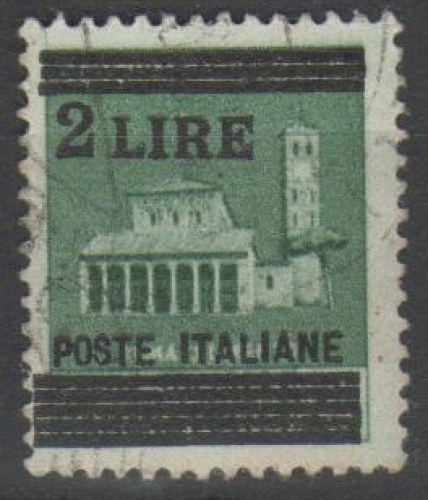 Italie 1945 - Lieutenance - Surchargé 2 L.