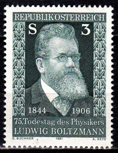 Autriche 1506 Physicien Ludwig Boltzmann