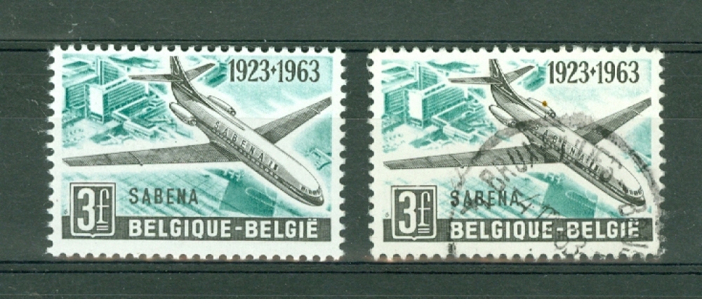 Belgique - 1963 - 40 ième Anniv SABENA Avion   - n° 1259 - Neuf ** et Oblitéré