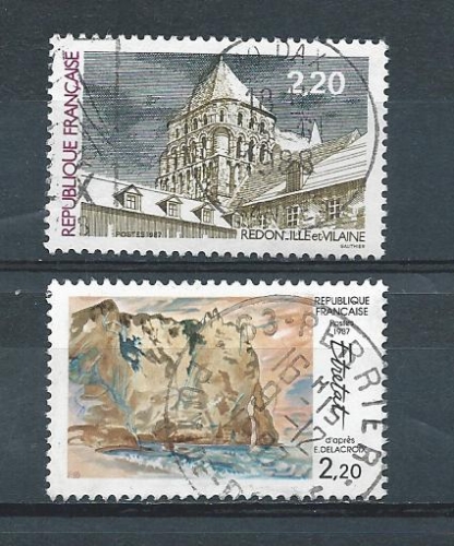 2462 - 2463 oblitéré rond
