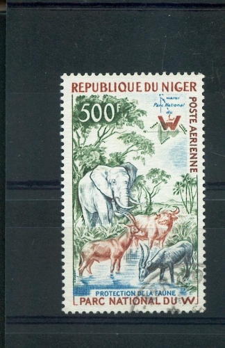 Niger PA  18 FAUNE ANIMAUX Elephant etc ..oblitéré TB used cote 9