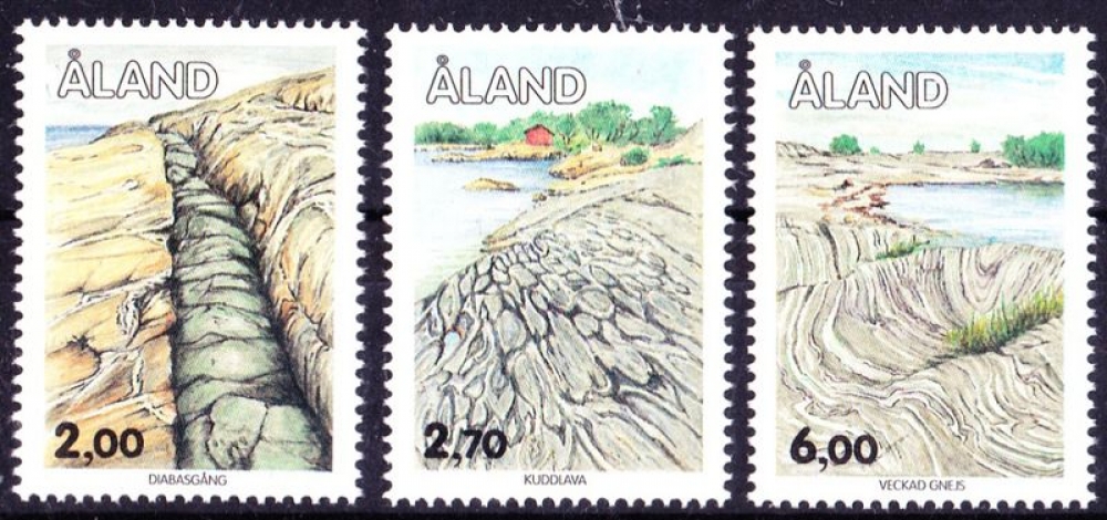 Aland 1993 Structures rocheuses - Y&T 75/77 **