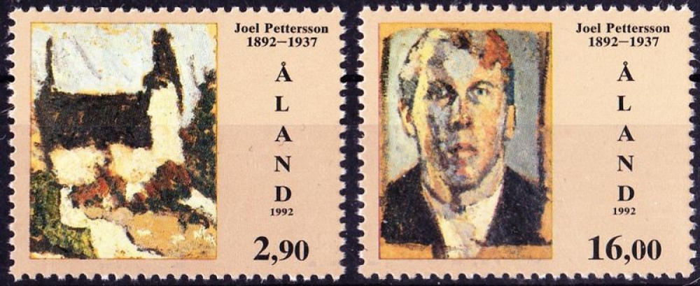 Aland 1992 Centenaire de la naissance du peintre Joël Pettersson