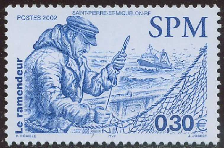 Saint-Pierre et Miquelon 2002 Le ramendeur 0,30 €
