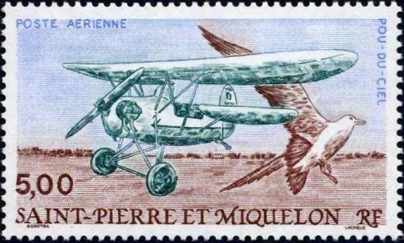 Saint-Pierre et Miquelon 1990 Le Pou-du-Ciel conçu par Henri Mignet en 1934