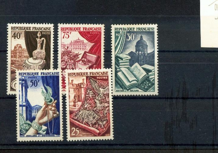 France  970 974 Métiers d´Art 1954 neuf ** TB MNH sin charnela cote 45 