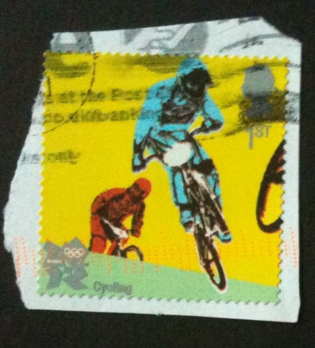 GB 2010 Olympics Cycling (SELF-ADHESIVE)  YT 3389