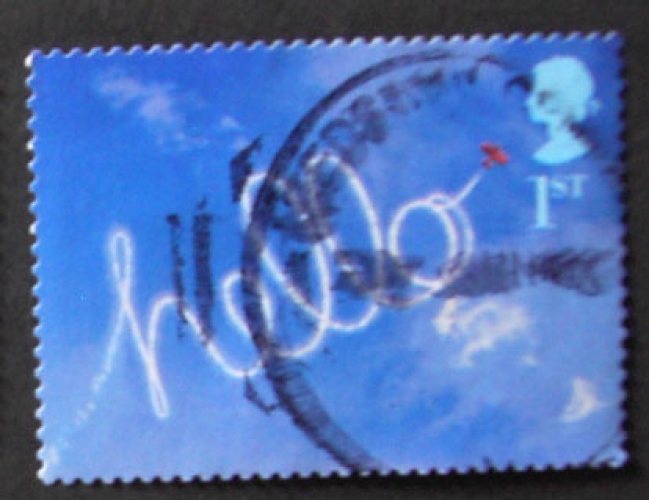 GB 2003 Greetings love (self-adhesive)  YT 2414 