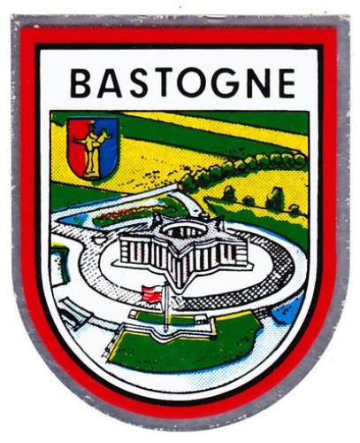 Belgique Bastogne 2003 - Blason adhésif du Mémorial du Mardasson