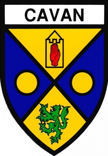 Irlande Cavan 1995 - Blason adhésif du comté