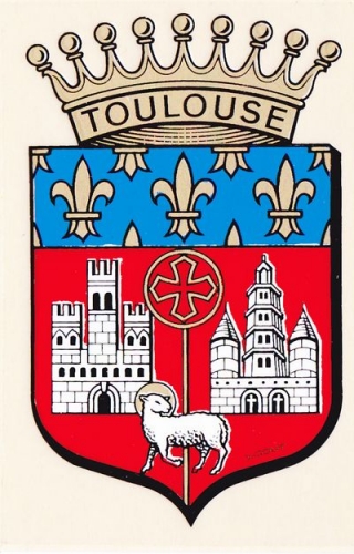 France 31 Toulouse - Blason adhésif