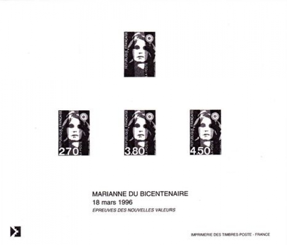 France 1996 Épreuve Marianne du Bicentenaire