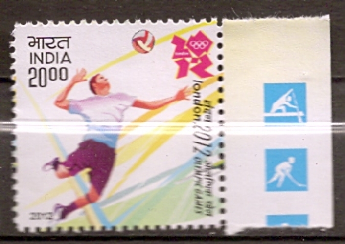 Inde 2012 YT 2423 MNH Jeux Olympiques Londres Volley
