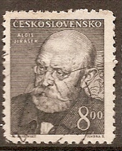 Tchecoslovaquie 1949 YT 497 Obl Ecrivain Alois Jirasek