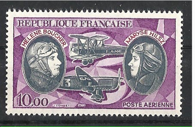 France - Y&T 47 ** Poste Aérienne - Hélène Boucher et Maryse Hilsz