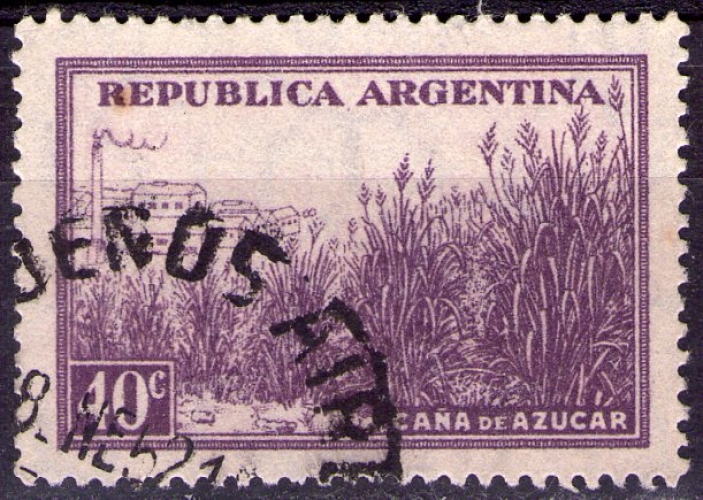Argentine - Y&T 378 - Canne à sucre