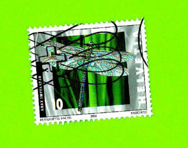 SUISSE Timbre Oblitéré Used Stamp Insectes ANAX IMPERATOR 2002