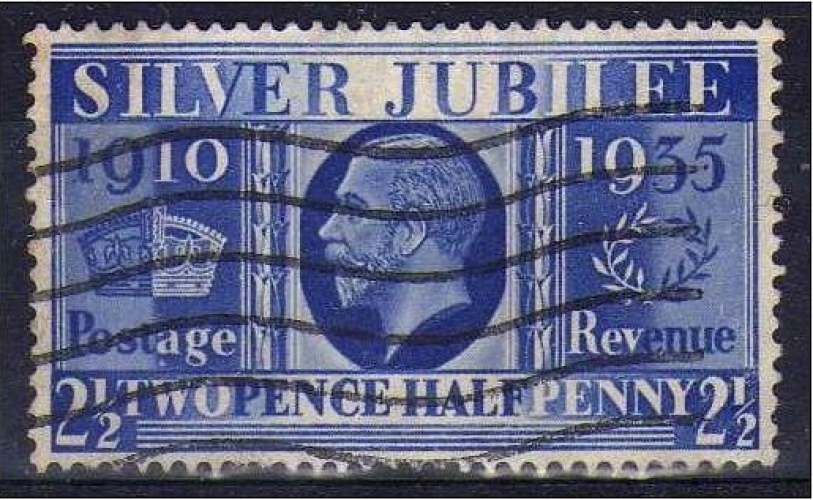 Grande-Bretagne 1934 - Jubilé 2 1/2 p.