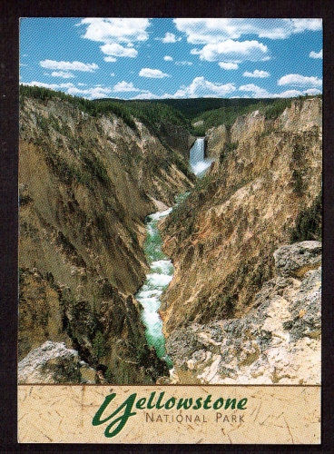 Etats-Unis  Cpm  Yellowstone National Park - canyon   