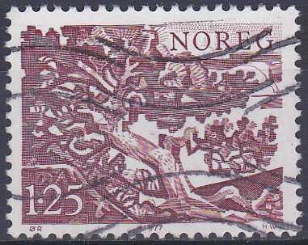 NORVEGE 1977 oblitéré N° 701