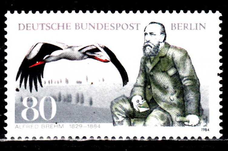  Berlin 683 Ornithologue et cigogne