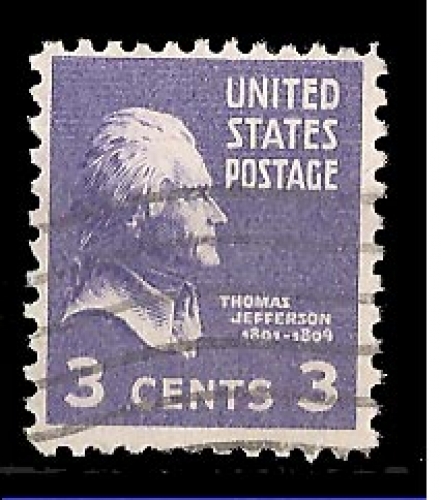Etats Unis - 372 obl - année 1938