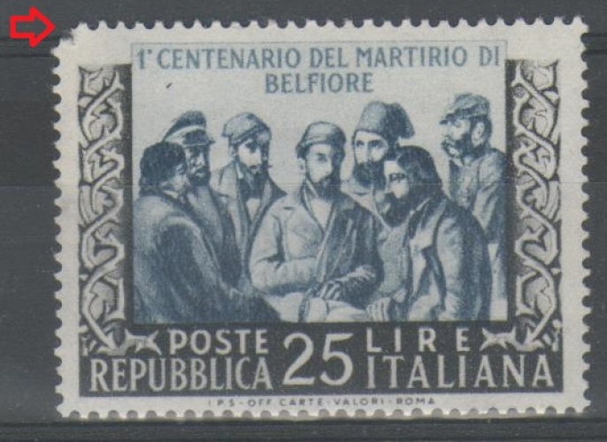 Italie 1952 - Martyrs de Belfiore