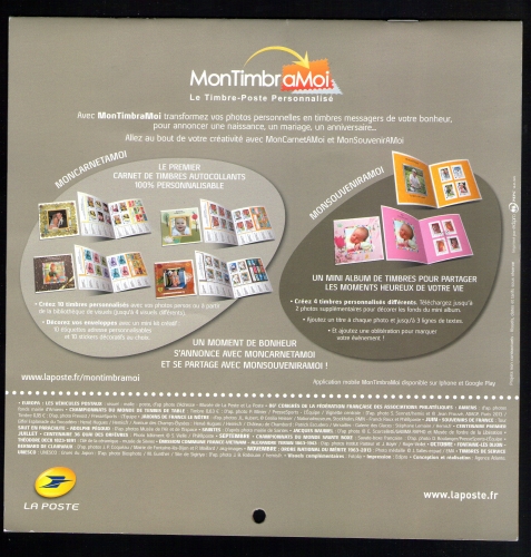 Le Calendrier Mural Calendar des Timbres poste 2013