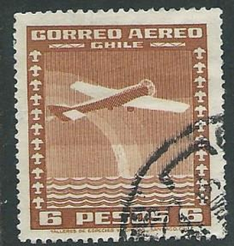 Chili - Poste Aérienne - Y&T 0043 (o)