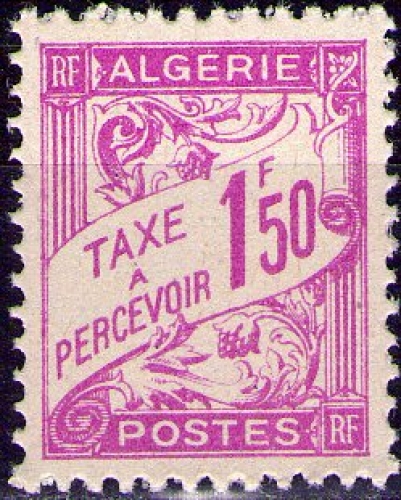 Algérie - Y&T Timbre Taxe n° 29