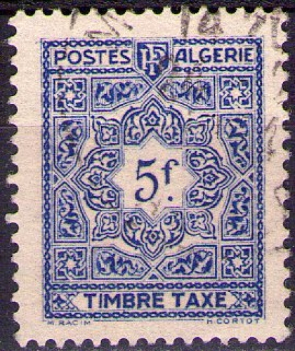 Algérie - Y&T Timbre Taxe n° 41