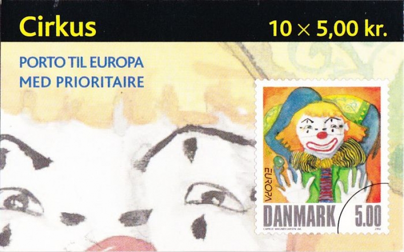 Danemark 2002 Europa - Le cirque (carnet)
