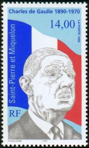 Saint-Pierre et Miquelon 1995 25e anniversaire de la mort du Général de Gaulle - Y&T 622 **