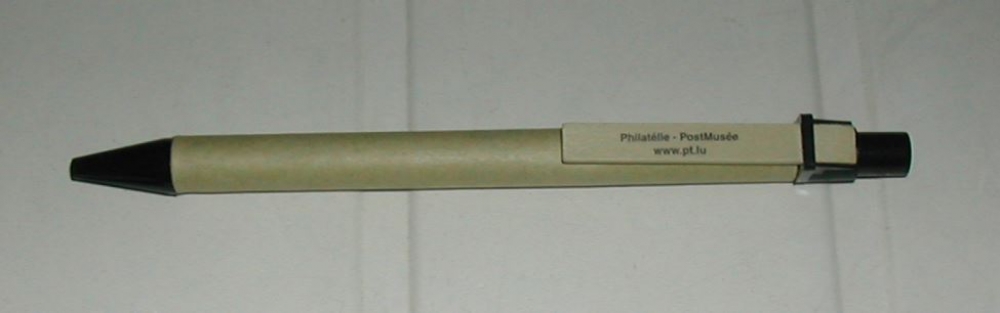 Stylo matière recyclable Pen Philatélie Post Musée LUXEMBOURG