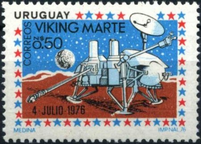 Uruguay 1978 La sonde Viking sur Mars - Y&T 960 **