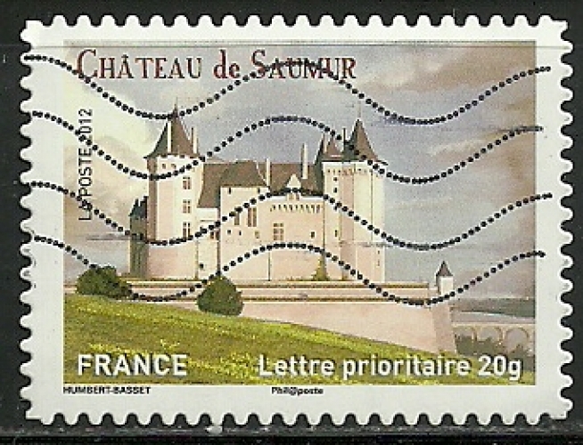 France 2012 - Château de Saumur - 717 oblitéré.