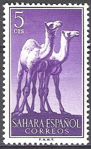 Sahara Español 1957 Michel 164 Neuf ** Cote (2005) 0.20 Euro Dromadaire
