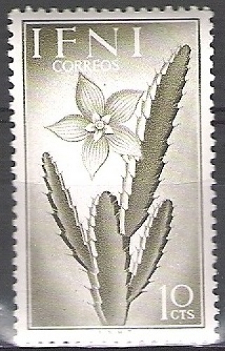  Ifni 1954 Michel 133 Neuf ** Cote (2005) 0.20 Euro Fleur