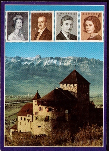 Liechtenstein Cpm Vaduz - château