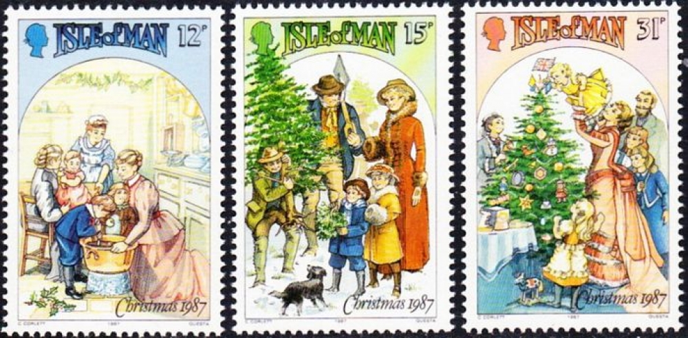 Man (IOM) 1987 Noël - Scènes traditionnelles